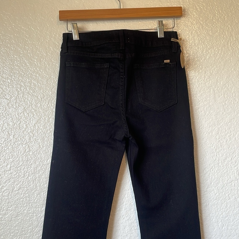 MISA Los Angeles The Super Star Crop Flare Jeans Black - Picture 7 of 10